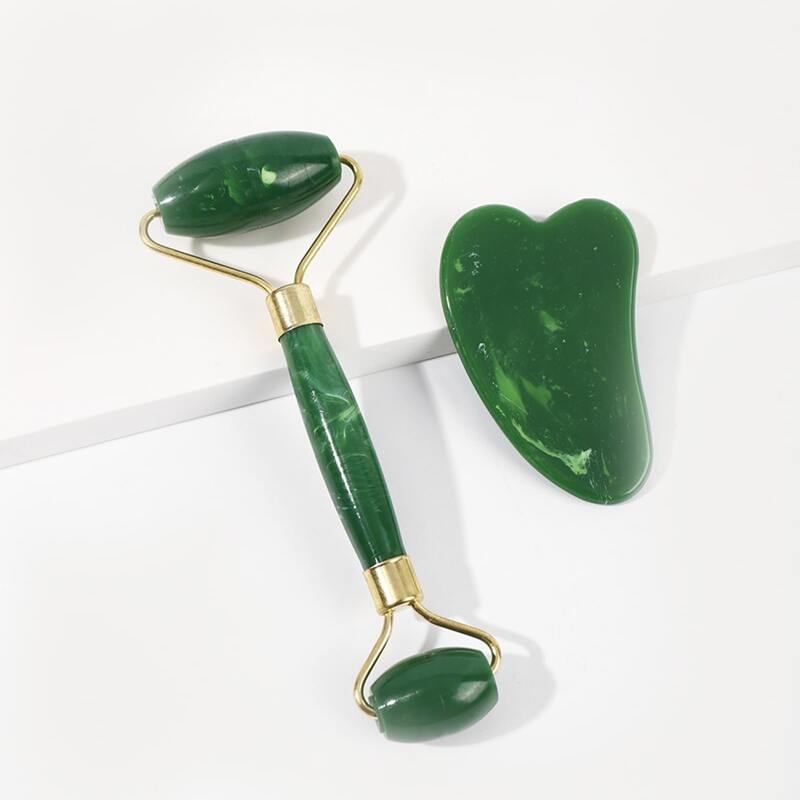 

ABS Facial Roller Massager & Gua Sha Board, Green