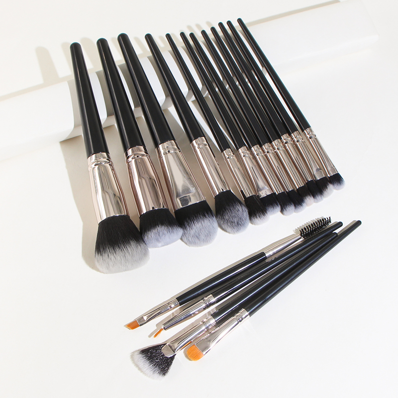 

16pcs Makeup Brush Set, Black
