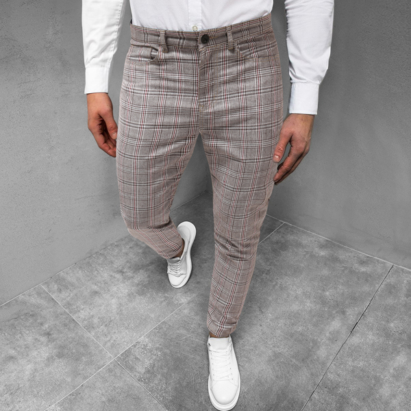 

Men Plaid Tailored Pants, Multicolor