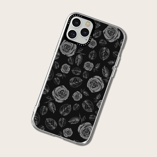 

Rose Pattern Phone Case, Multicolor