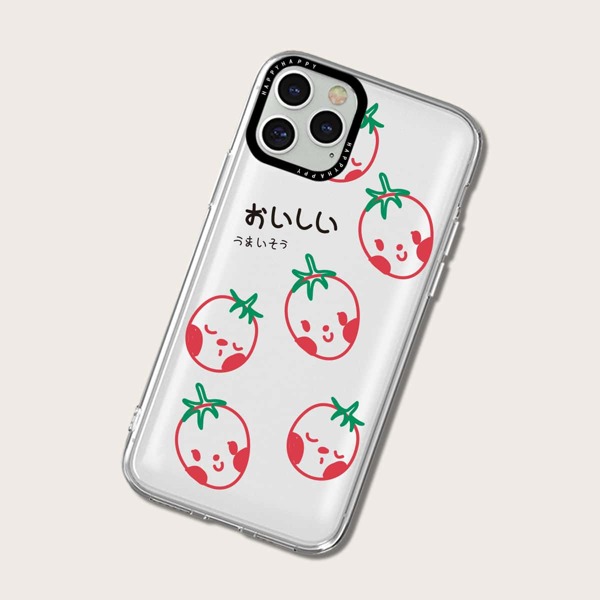 

Cartoon Strawberry Phone Case, Multicolor