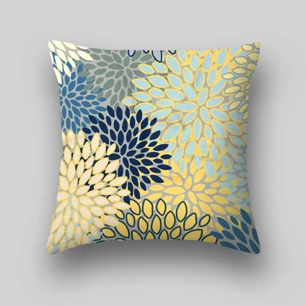 

Graphic Print Cushion Cover Without Filler, Multicolor
