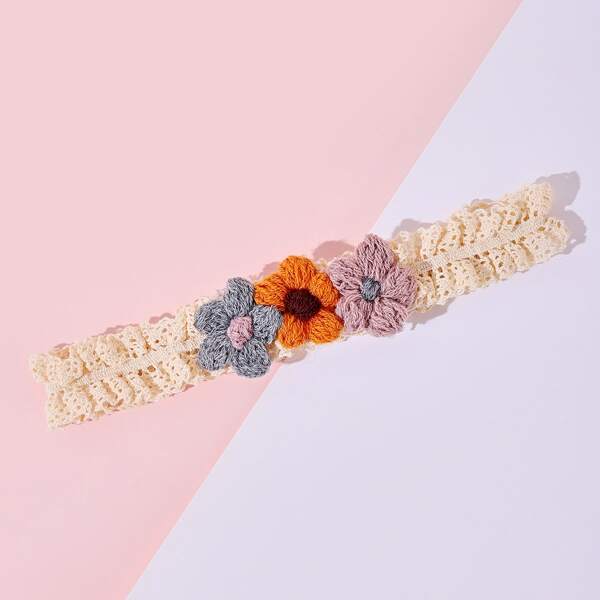 

Baby Flower Decor Hair Band, Multicolor