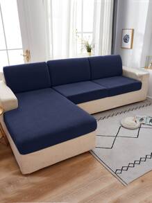 素色沙發座墊套 - 藏蓝色 - 查看 1