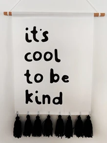 儿童口号图形壁挂、家居装饰、房间装饰、墙壁装饰 - 黑與白 - 查看 7