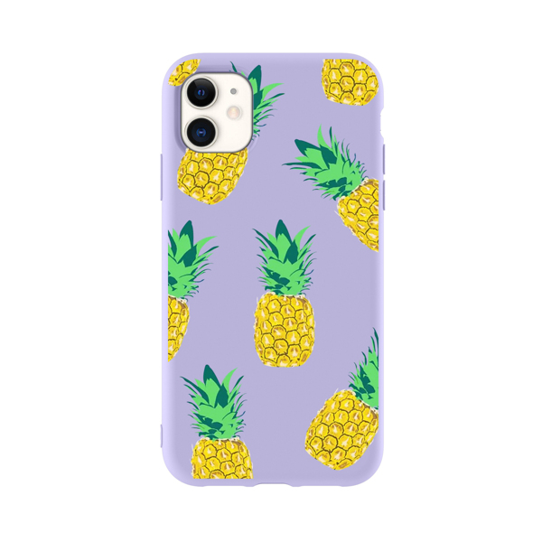 

Pineapple Pattern Phone Case, Purple