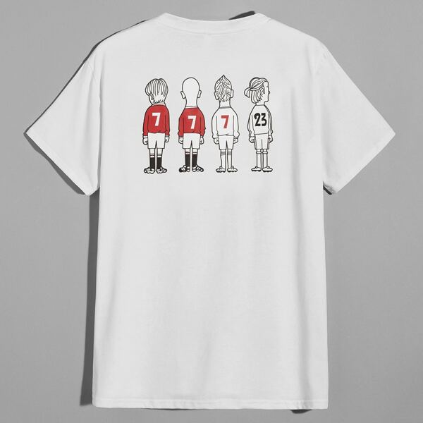 

Men Figure Graphic Tee, White
