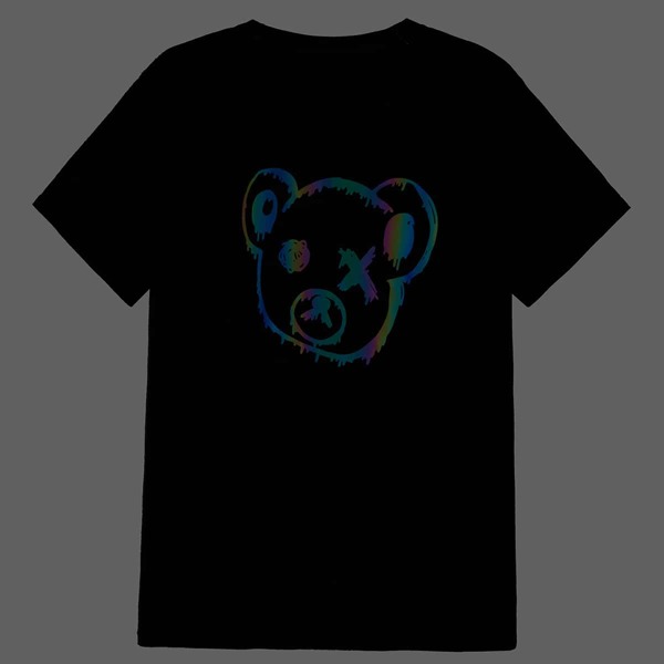 

Men Cartoon Graphic Tee, Black