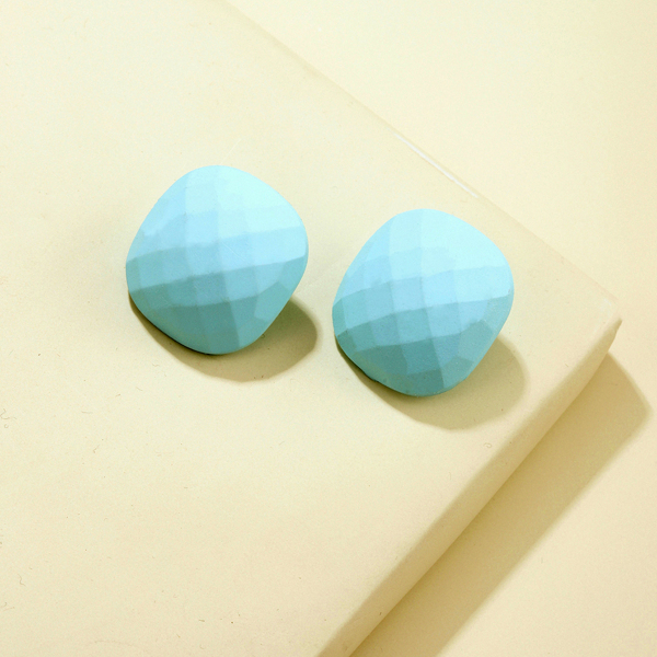 

Geo Shaped Earrings, Baby blue