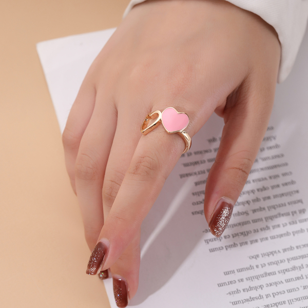 

Heart Decor Ring, Gold