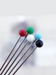 1 Caja De Alfileres Para Modista De Colores Aleatorios - Multicolor - Ver 2