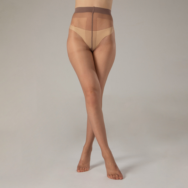 

Plain Sheer Tights, Coffee brown