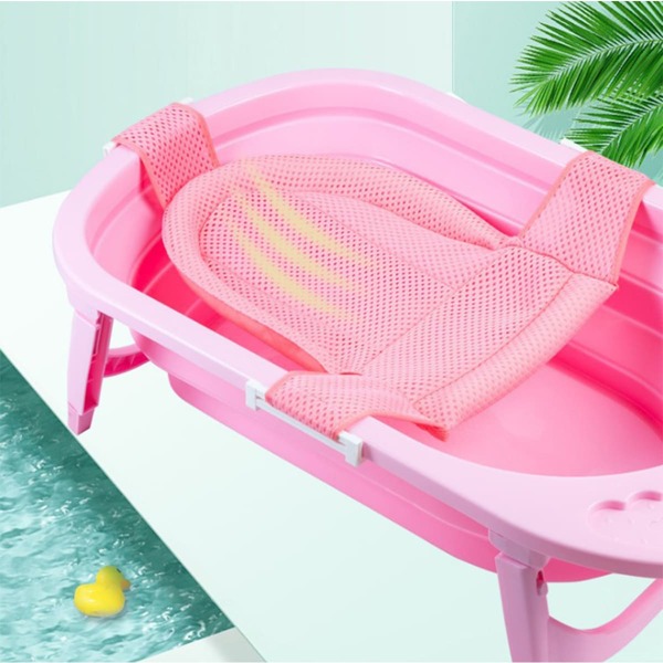 

1pc Kids Bath Tub Net Seat, Pink