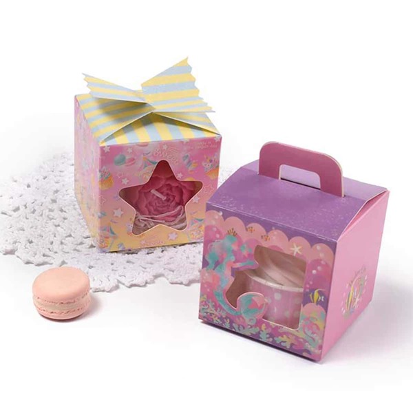 

10pcs Cartoon Graphic Packaging Box, Multicolor