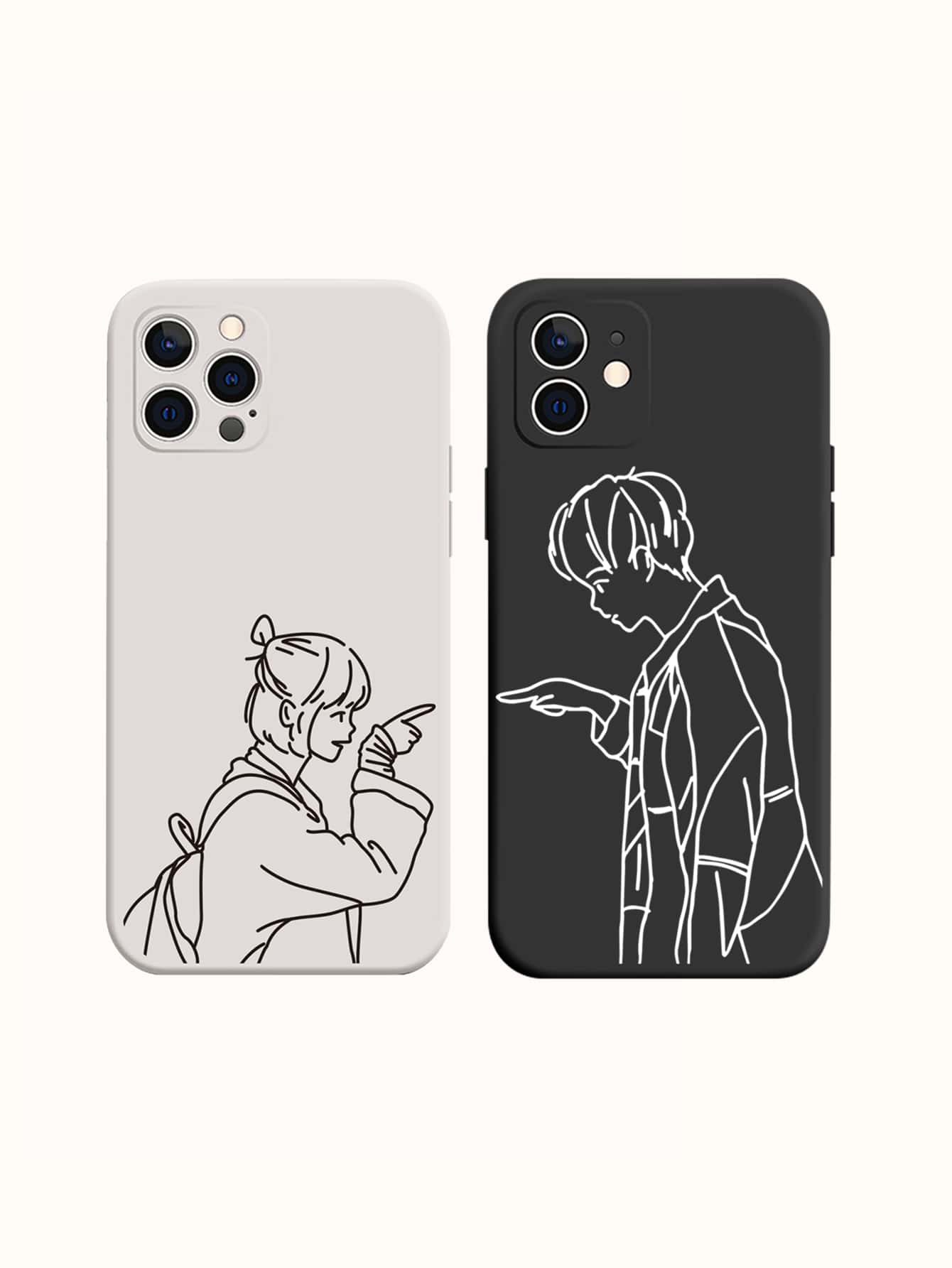 Fundas Fundas de móviles - Blanco y Negro - Ver 1
