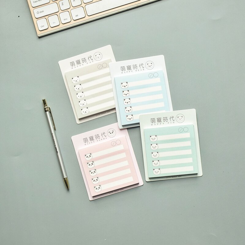 

1pc Cartoon Graphic Random Sticky Note, Multicolor