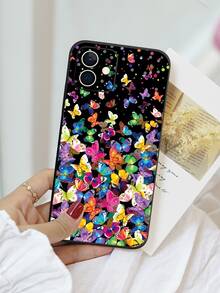 Colorful Butterfly Phone Case - Multicolor - View 3