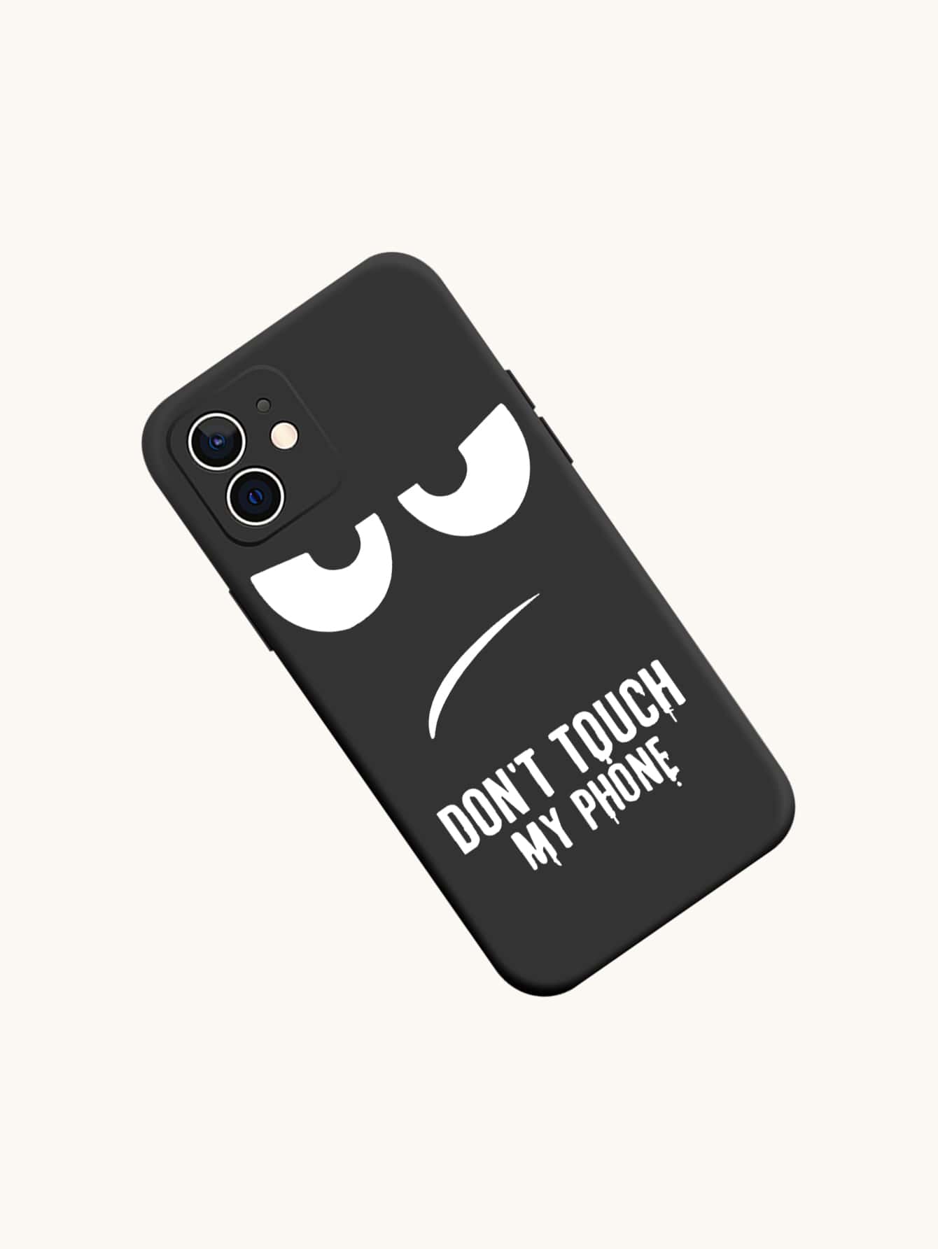 Don'T Touch My Phone Case Compatible With IPhone 15 14 13 12 11 Xs Xr X 7 8 Plus Pro Max, Tpu Protective Case,International Version, Not The Domestic Version - Black - View 2