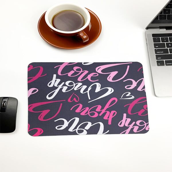 

Letter Graphic Mouse Pad, Multicolor
