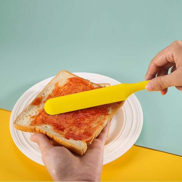 

1pc Silicone Baking Spatula, Yellow