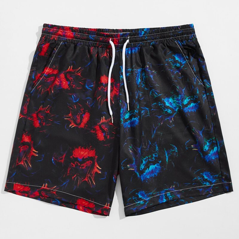 

Guys Colorblock Drawstring Shorts, Multicolor