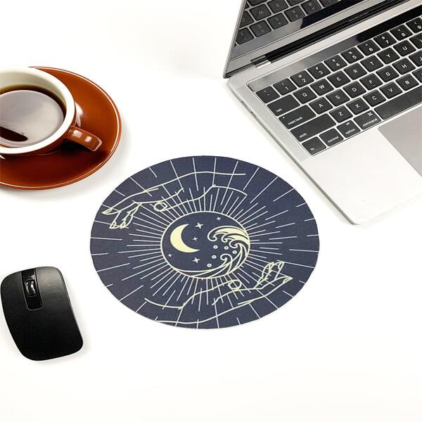 

Graphic Round Mouse Pad, Multicolor