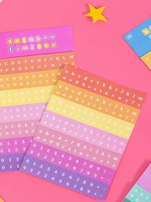 2張隨機英文字母貼紙 - 彩色 - 查看 4