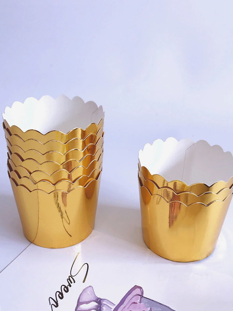 25pcs Cupcake Paper Cup - Multicolor - View 1