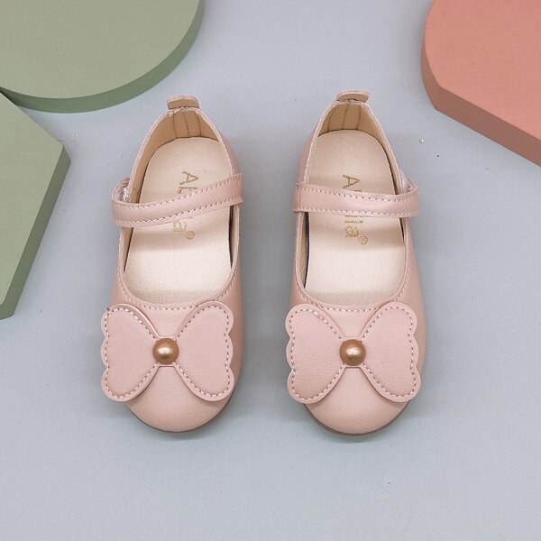

Toddler Girls Bow Decor Flats, Pink