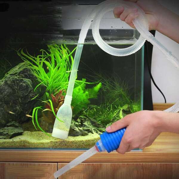 

Aquarium Water Changer Device, White