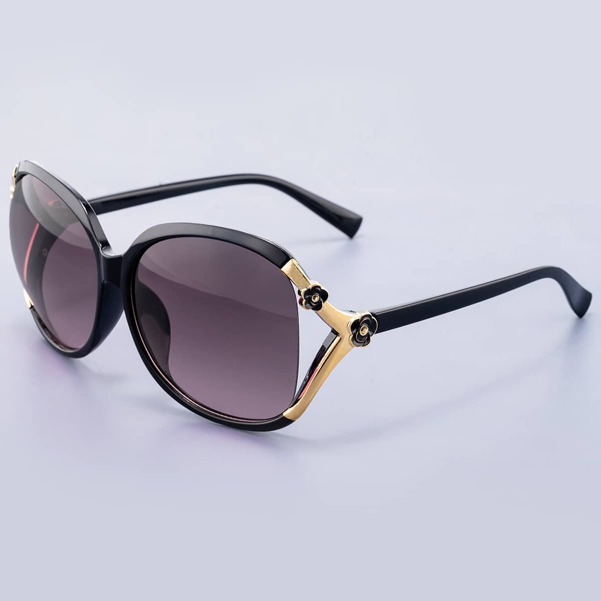 

Flower Decor Tinted Lens Sunglasses