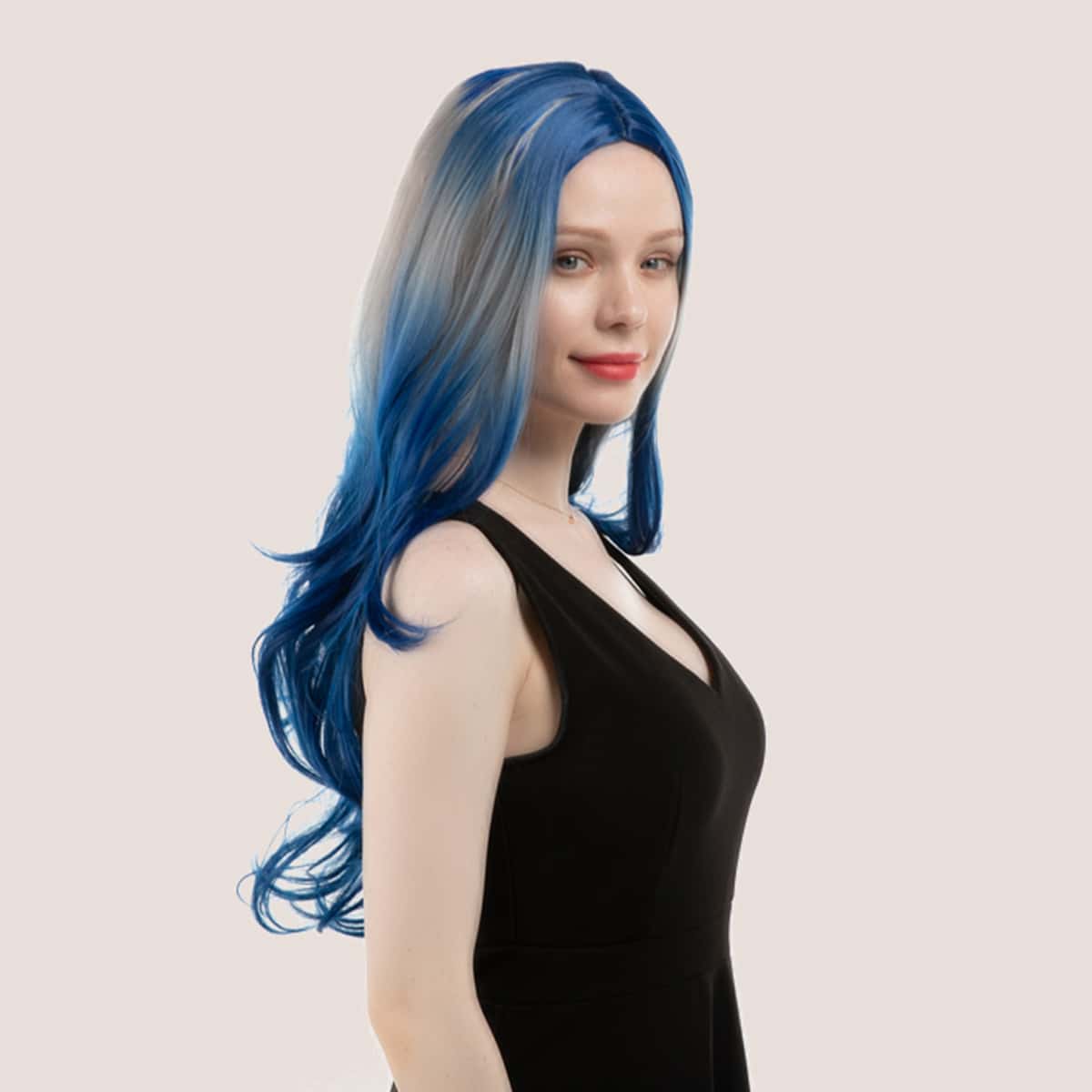 

Natural Ombre Long Curly Wig, Brown