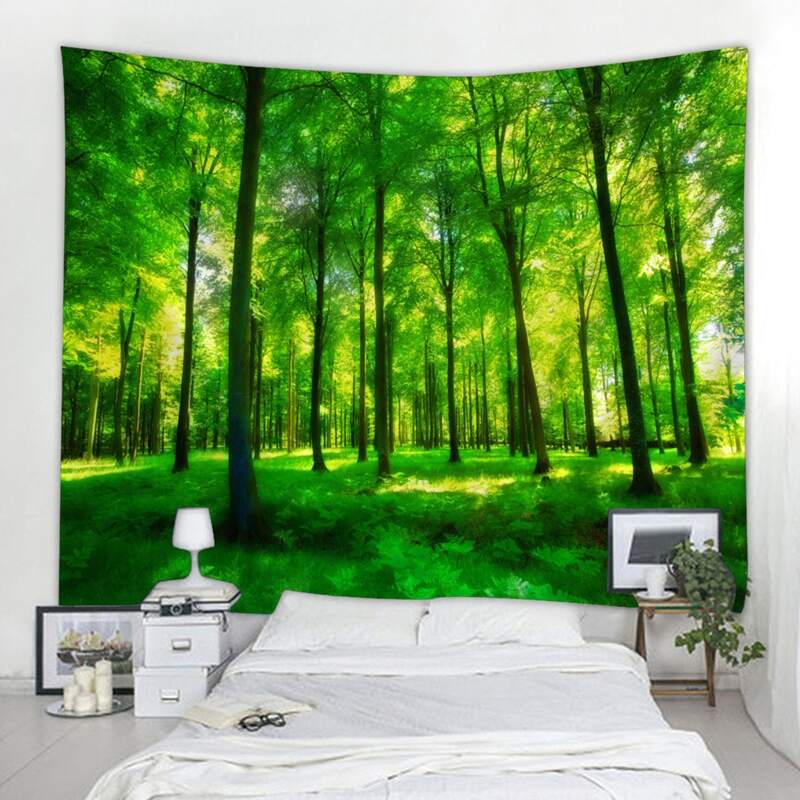 

Forest Pattern Tapestry, Multicolor