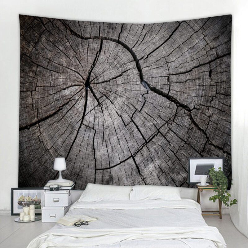

Annual Ring Pattern Tapestry, Multicolor