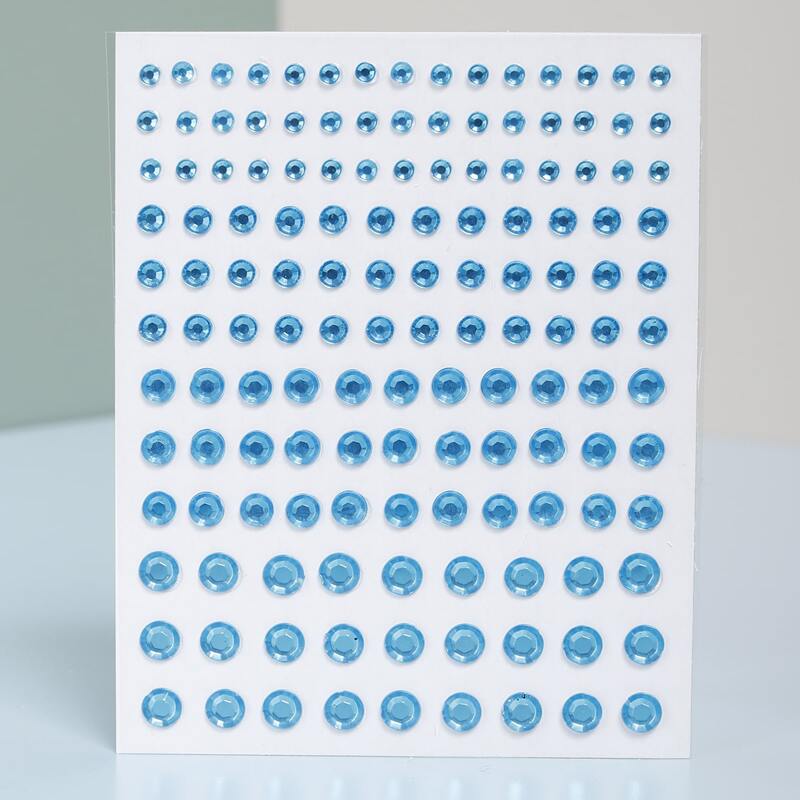 

1sheet Colorful Rhinestone Nail Art Decoration, Blue