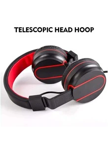 Auriculares con diadema ajustable - Negro - Ver 3