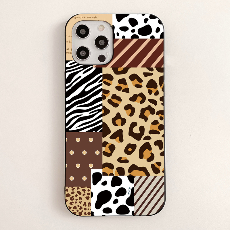 

Mixed Pattern Phone Case, Multicolor