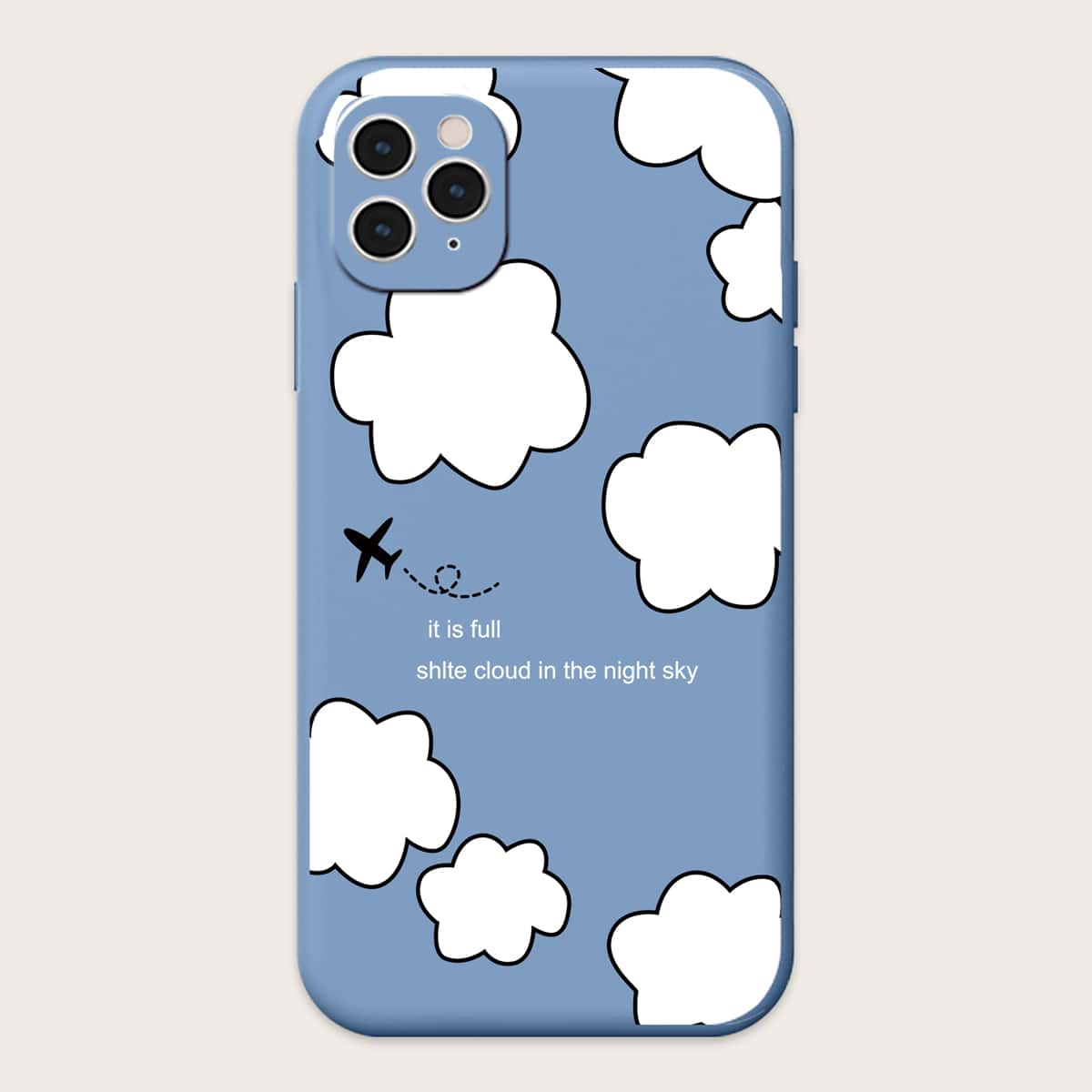 

Cloud Print Phone Case, Blue