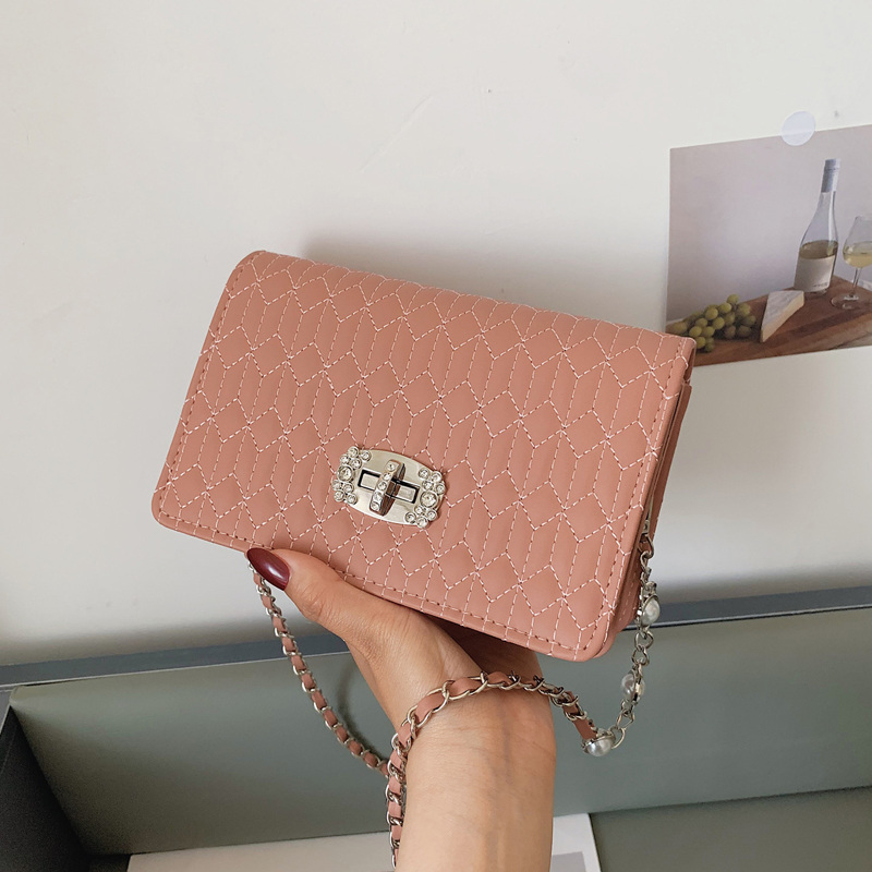 

Quilted Crossbody Bag, Pink