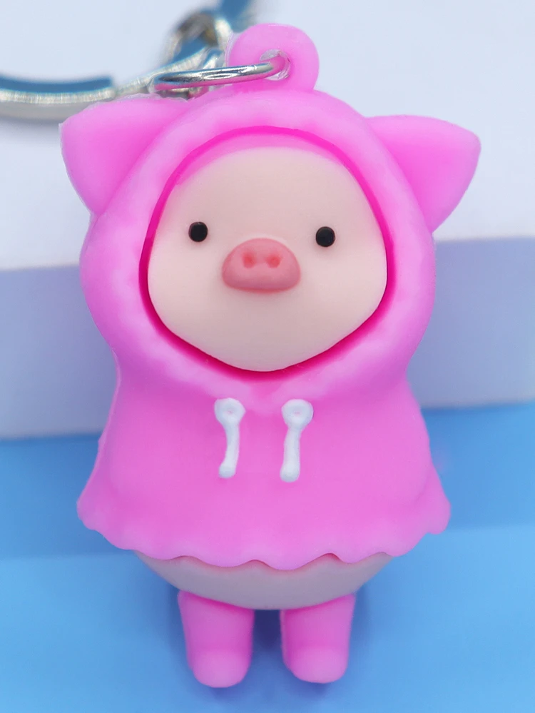 豚ちゃんのチャーム♡ 漫画豚チャーム キーホルダー | SHEIN JAPAN