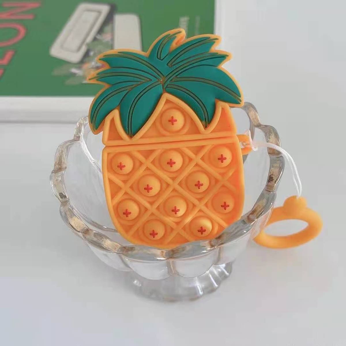

Pineapple Shaped Airpods Case, Yellow