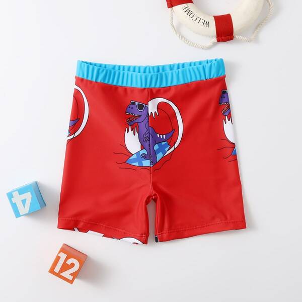 

Toddler Boys Cartoon Graphic Swim Shorts, Multicolor