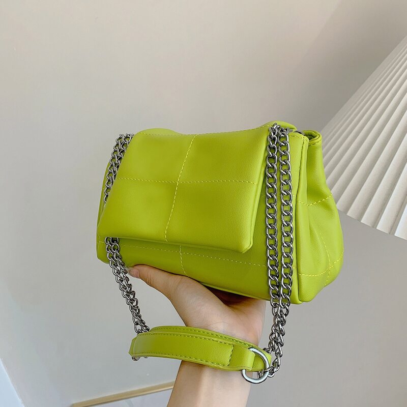 

Quilted Shoulder Bag, Green
