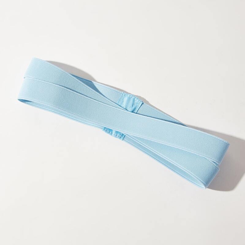 

Solid Criss Cross Hair Band, Blue