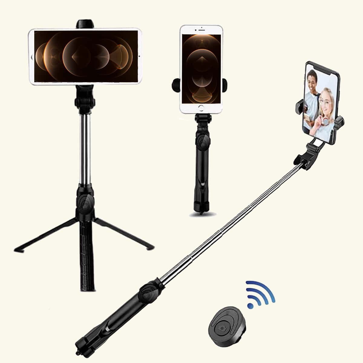 

Desktop Phone Tripod Holder, Black