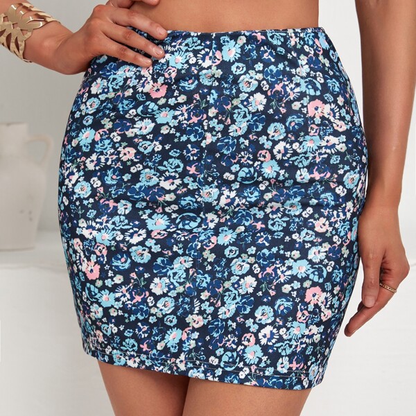 

Ditsy Floral Skirt, Multicolor