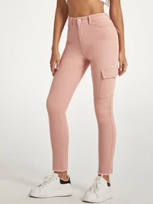 Jean Tombol Plain - Baby Pink - View 4