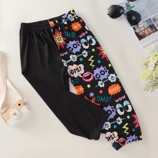

Toddler Girls Pop Art Print Sweatpants, Multicolor