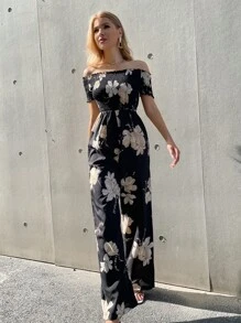 Áo liền quần viền lá sen Hoa Thanh lịch - Nhiều màu - Xem 4