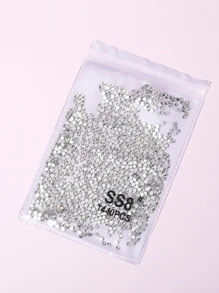 1Pack Rhinestone Nail Art Decoration Diy Nail Charms Nail Gems Nail Supplies Nails - White - View 3